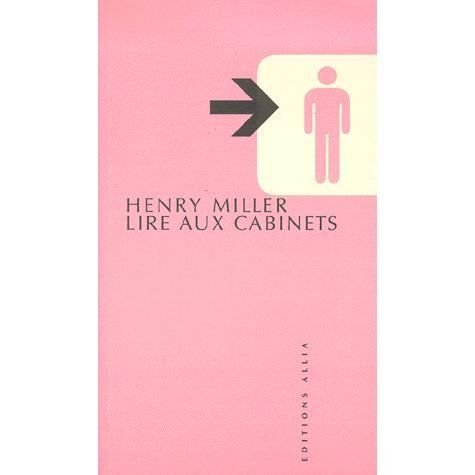 Cover for Henry Miller · Lire aux cabinets (Paperback Book) (2000)