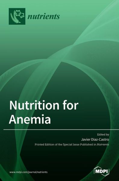 Cover for Nutrition for Anemia (Hardcover Book) (2020)
