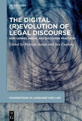 Cover for Patrizia Anesa · The Digital (R)Evolution of Legal Discourse (Hardcover Book) (2023)