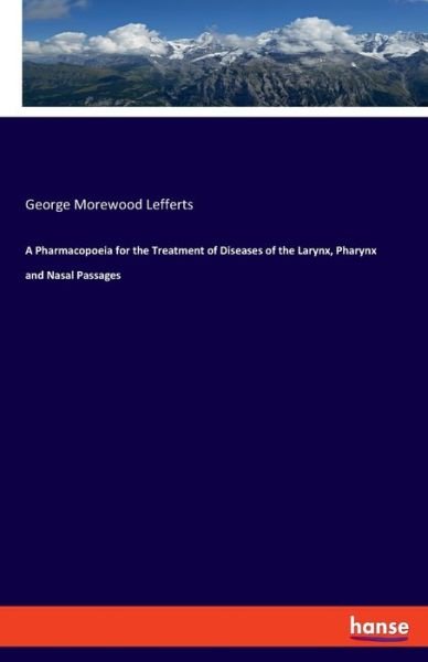 Cover for Lefferts · A Pharmacopoeia for the Treatm (Bok) (2019)