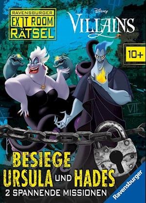 Ravensburger Exit Room Rätsel: Disney Villains - Besiege Ursula und Hades: 2 spannende Missionen - Anne Scheller - Libros - Ravensburger Verlag GmbH - 9783473497362 - 1 de marzo de 2023