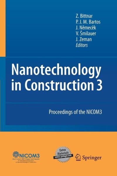 Cover for Zdenek Bittnar · Nanotechnology in Construction: Proceedings of the NICOM3 (Pocketbok) [2009 edition] (2014)