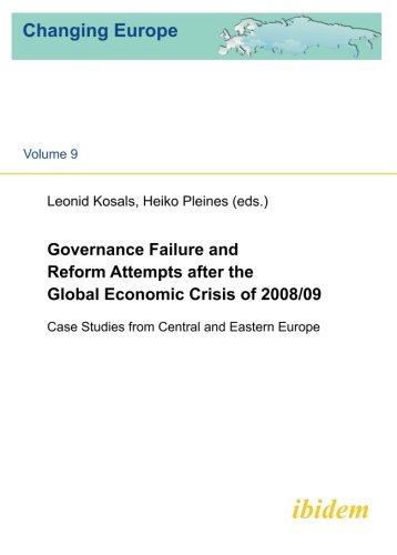 Cover for Leonid Kosals · Governance Failure and Reform Attempts After the - Case Studies from Central and Eastern Europe (Paperback Book) (2021)