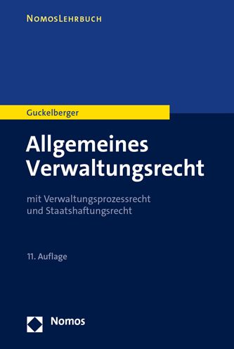 Cover for Annette Guckelberger · Allgemeines Verwaltungsrecht (Paperback Book) (2022)