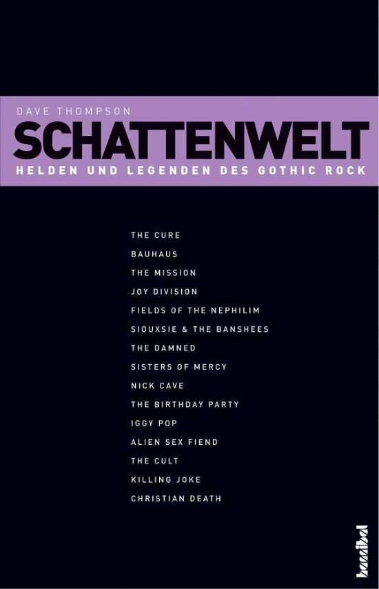 Cover for David Thompson · Schattenwelt (Pocketbok) (2004)
