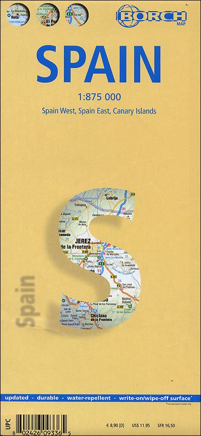 Cover for Borch GmbH · Borch Map. Spanien (Landkarten) (2015)