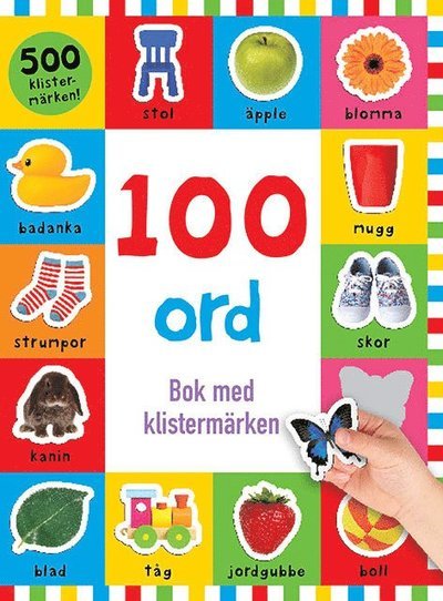 Cover for Marie Helleday Ekwurtzel · 100 ord: bok med klistermärken (Bog) (2018)