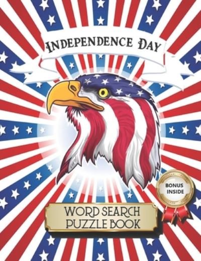Cover for Mocking K Snow · Independence Day Word Search Puzzle Book (Paperback Book) (2020)