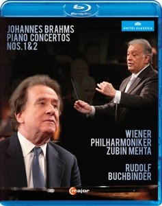 Cover for Brahms / Buchbinder · Piano Concertos 1 &amp; 2 (Blu-ray) (2016)