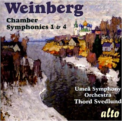 Chamber Symphonies 1 & 4 - Weinberg - Musik - ALTO - 0894640001363 - 16 oktober 2008