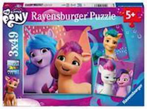 Ravensburger Kinderpuzzle - My little Pony Movie - 3x49 Teile. Puzzle für Kinder ab 5 Jahren - Ravensburger Spieleverlag - Brettspill - Ravensburger Spieleverlag - 4005556052363 - 1. september 2021