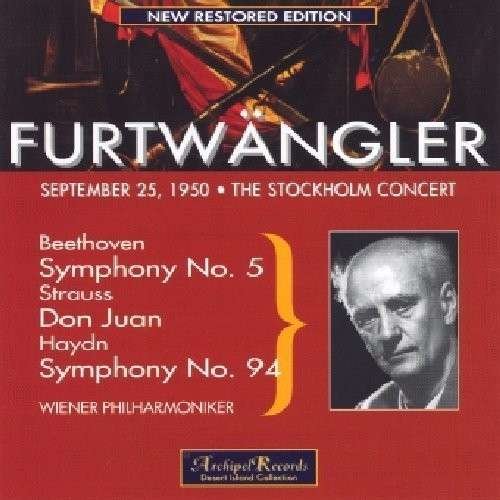 Sym 5 + Strauss - Beethoven / Furtwangler - Música - Archipel - 4035122401363 - 2012