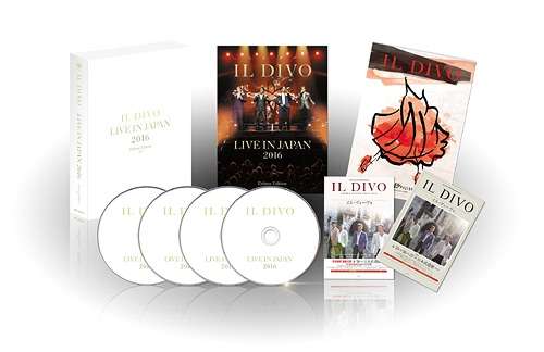 Cover for Il Divo · Live In Japan 2016 (CD) [Limited edition] (2016)