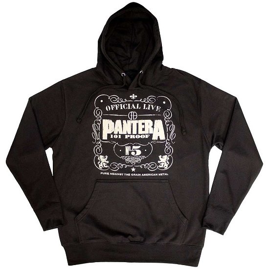 Cover for Pantera · Pantera Unisex Pullover Hoodie: 101 Proof (Hoodie) [size XL] [Black - Unisex edition]