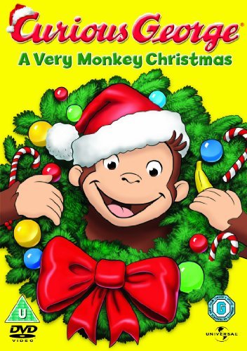 Cover for Curious George - A Very Monkey Christmas (DVD) (2013)