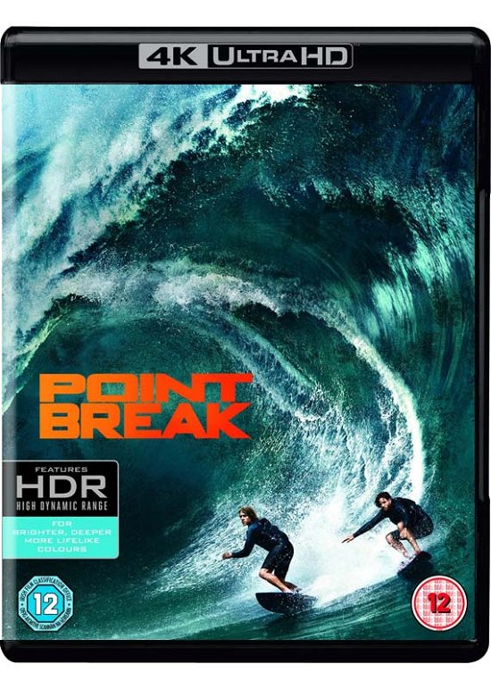 Cover for Point Break (4k Blu-ray) · Point Break (4K Ultra HD) (2016)