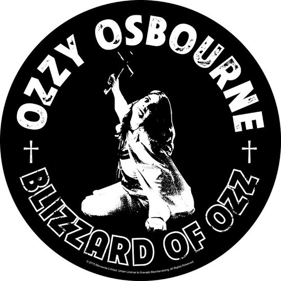 Ozzy Osbourne Back Patch: Blizzard Of Ozz - Ozzy Osbourne - Fanituote - PHD - 5055339774363 - maanantai 19. elokuuta 2019