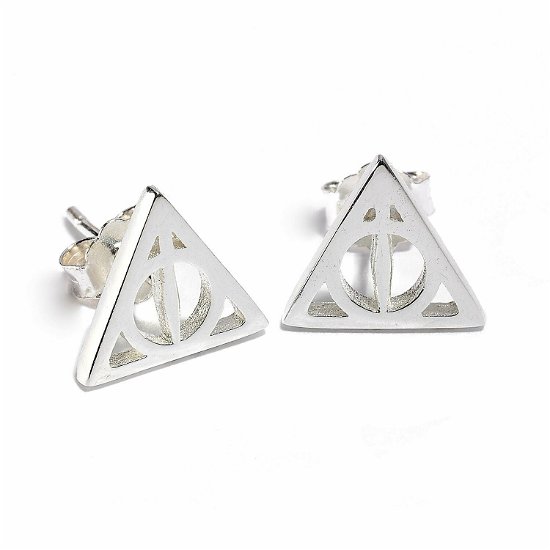 Sterling Silver Deathly Hallows (Earrings / Orecchini) - Harry Potter: The Carat Shop - Merchandise - HUT - 5055583412363 - 