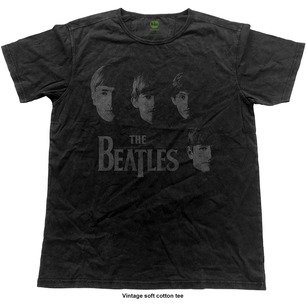 The Beatles Unisex Vintage T-Shirt: Vintage Faces - The Beatles - Koopwaar - Apple Corps - Apparel - 5055979992363 - 