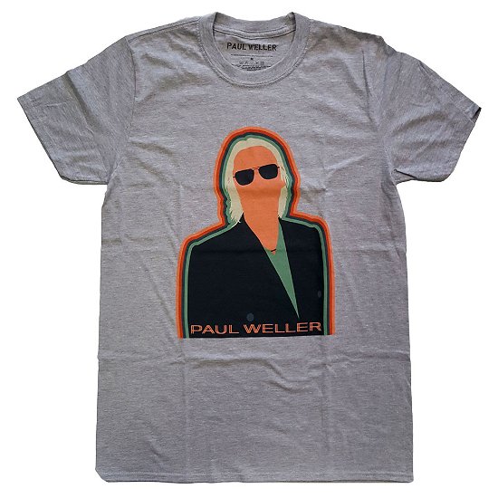 Cover for Paul Weller · Paul Weller Unisex T-Shirt: Illustration Key Lines (T-shirt) [size XXL] [Grey - Unisex edition]