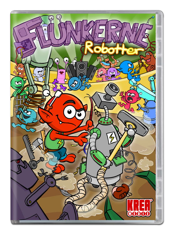 Cover for Spil-pc · Flunkerne - Robotter (PC) (2009)