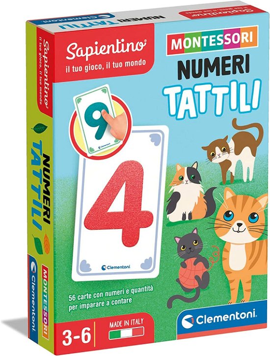 Cover for Clementoni Sapientino Montessori · Numeri Tattili Made In Italy (MERCH)