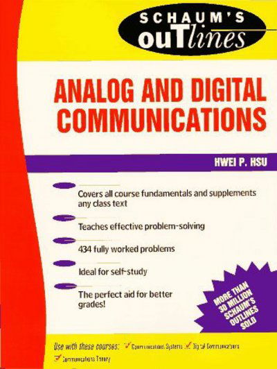 Schaum's Outline of Theory and Problems of Analog and Digital Communication - Schaum's Outline - Hwei Hsu - Livros - McGraw-Hill Education - Europe - 9780070306363 - 1 de maio de 1993