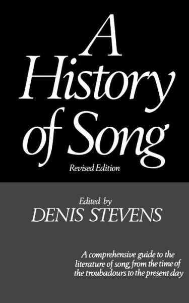 Cover for D. Stevens · History of Song (Paperback Bog) [Rev edition] (1970)