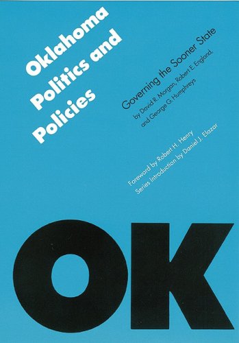 Cover for David R. Morgan · Oklahoma Politics and Policies: Governing the Sooner State - Politics and Governments of the American States (Paperback Book) (1991)