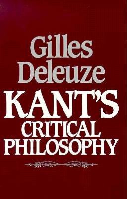 Cover for Gilles Deleuze · Kant’s Critical Philosophy: The Doctrine of the Faculties (Pocketbok) (1985)