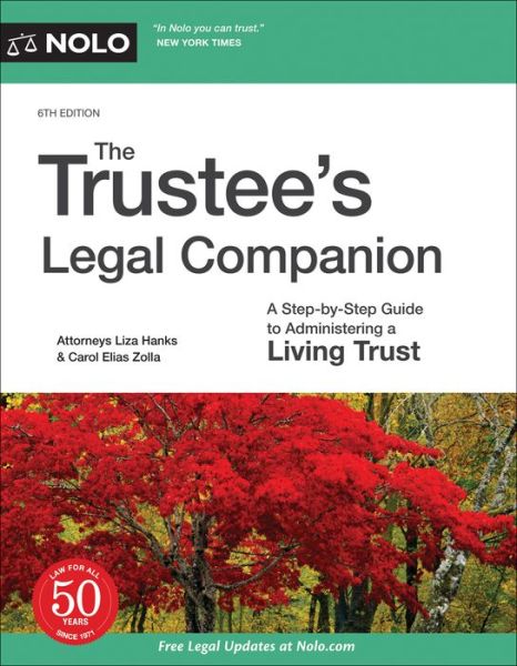 Cover for Liza Hanks · Trustee's Legal Companion A Step-By-Step Guide to Administering a Living Trust (Book) (2021)