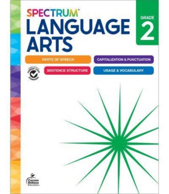 Cover for Spectrum · Spectrum Language Arts Workbook Grade 2 (Paperback Bog) (2024)