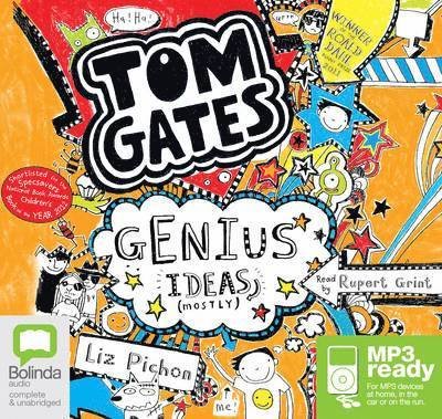 Cover for Liz Pichon · Genius Ideas (Mostly) - Tom Gates (Lydbog (MP3)) [Unabridged edition] (2015)