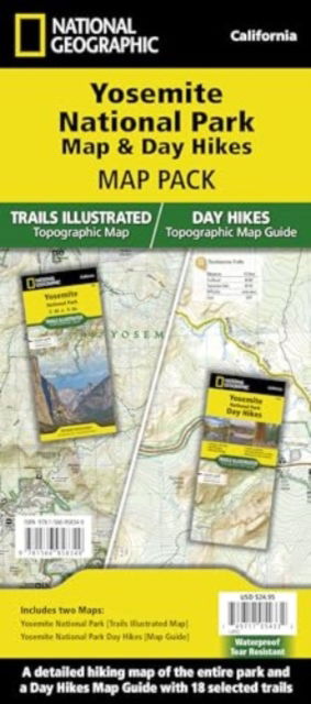 Cover for National Geographic Maps · Yosemite National Park Map &amp; Day Hikes [map Pack Bundle] (Map) [2022nd edition] (2022)