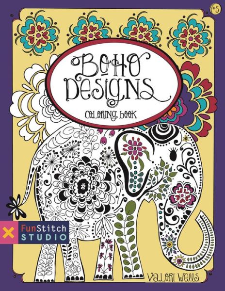 Cover for Valori Wells · Boho Designs Coloring Books (Book) (2014)