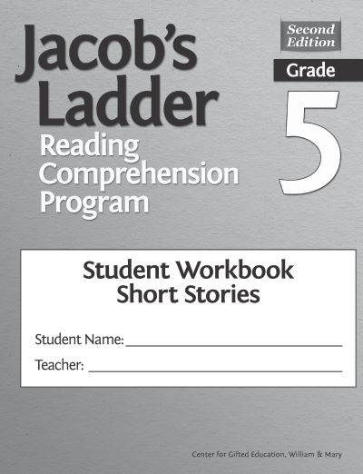 Cover for Clg Of William And Mary / Ctr Gift Ed · Jacob's Ladder Reading Comprehension Program: Grade 5, Student Workbooks, Short Stories (Set of 5) (Paperback Book) (2022)