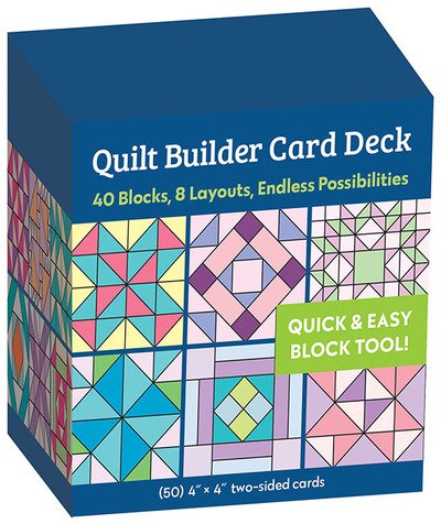 Cover for Publishing, C&amp;T · Quilt Builder Card Deck: 40 Block, 8 Layouts, Endless Possibilities (MERCH) (2021)