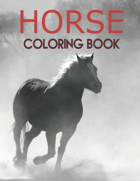 Cover for Merchant Book Publisher · Horse Coloring Book (Paperback Book) (2019)