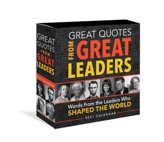 Cover for Sourcebooks · 2021 Great Quotes from Great Leaders Boxed Calendar (Kalender) (2020)