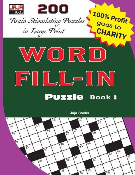 Cover for Jaja Media · WORD FILL-IN Puzzle Book 3 (Paperback Book) (2018)