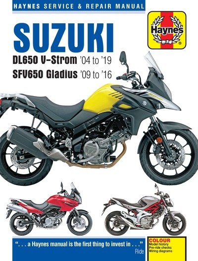 Cover for Haynes Publishing · Suzuki DL650 V-Strom &amp; SFV650 Gladius (04 - 19): 2004 to 2019 (Taschenbuch) [New edition] (2020)