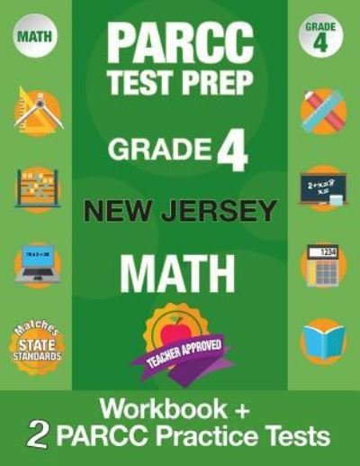 Cover for Parcc Nj Test Prep Team · Parcc Test Prep Grade 4 New Jersey Math (Paperback Bog) (2018)