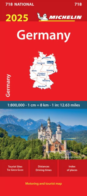 Cover for Michelin · Germany 2025 - Michelin National Map 718 (Landkarten) (2025)