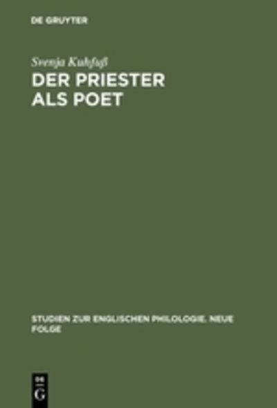Cover for Svenja Kuhfuss · Der Priester als Poet (Book) (2001)