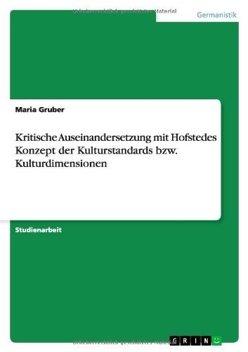 Kritische Auseinandersetzung mit - Gruber - Bøger - GRIN Verlag - 9783640995363 - 1. september 2011