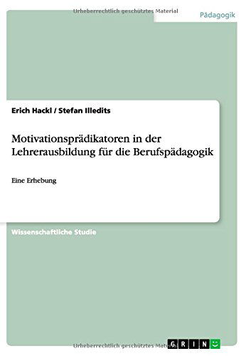 Cover for Hackl · Motivationsprädikatoren in der Le (Book) [German edition] (2015)