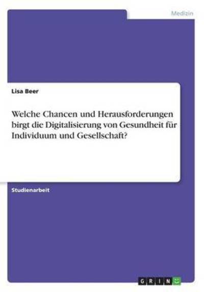 Cover for Beer · Welche Chancen und Herausforderung (Book) (2016)