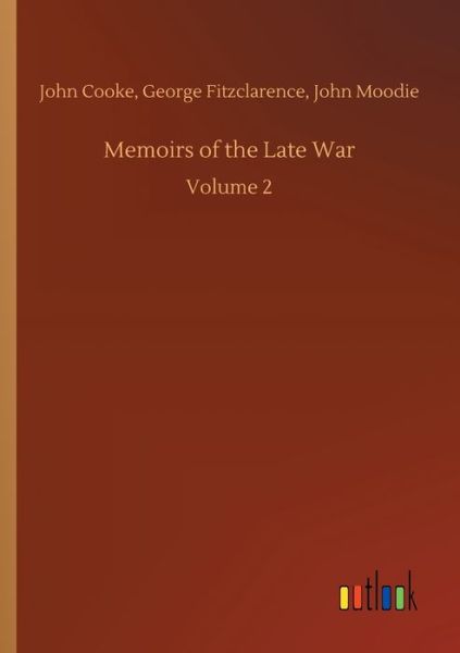 Cover for Cooke · Memoirs of the Late War (Buch) (2019)