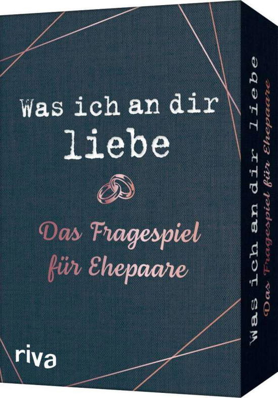 Cover for Riva Verlag:was Ich An Dir Liebe · Riva Verlag:was Ich an Dir Liebe - Das (Book)