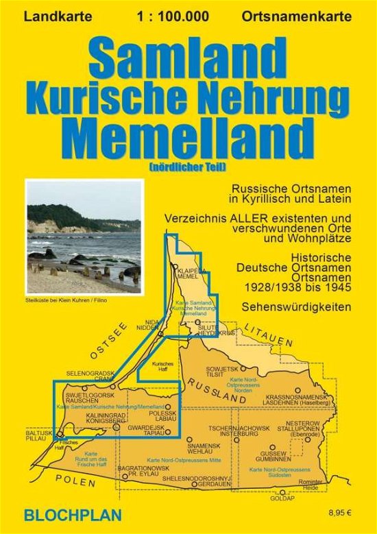 Cover for Bloch · Landkarte Samland / Kurische Nehrun (Buch)